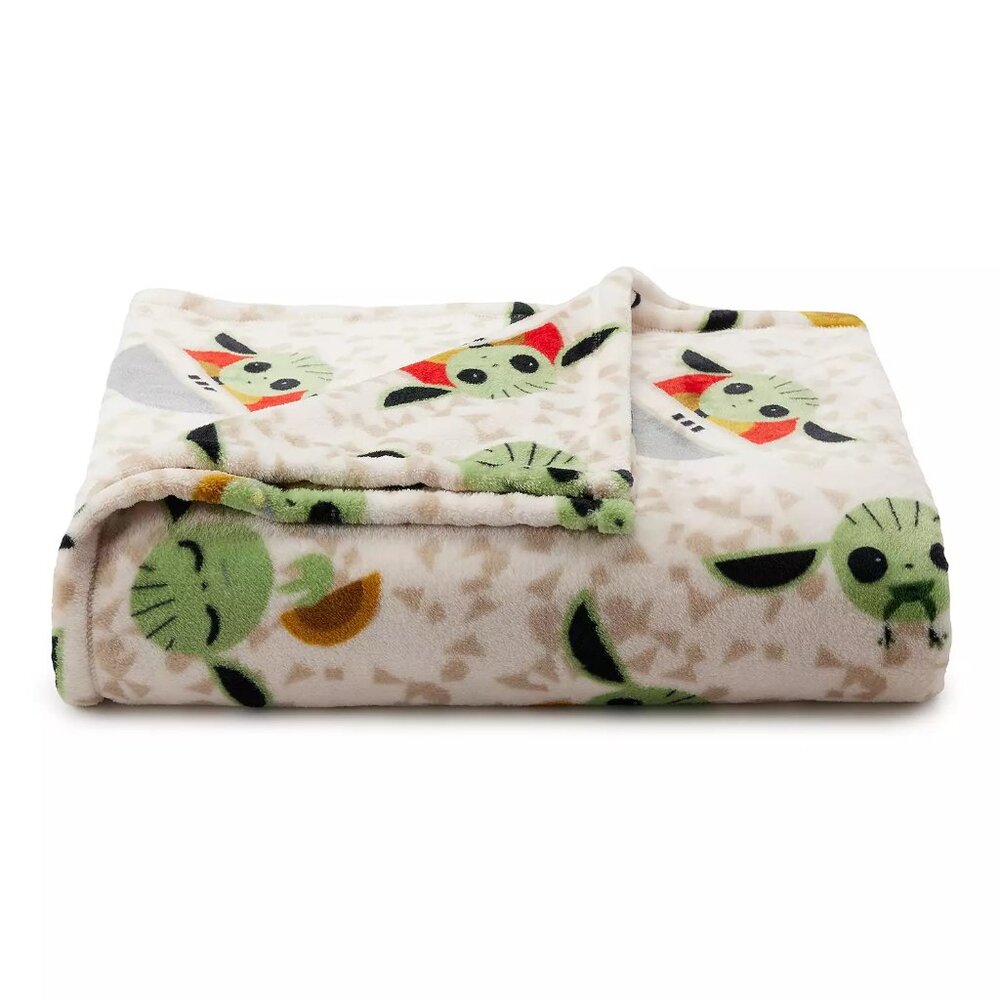 STAR WARS GROGU BABY YODA THE BIG ONE THROW BLANKET 5 FT X 6 FT NEW
